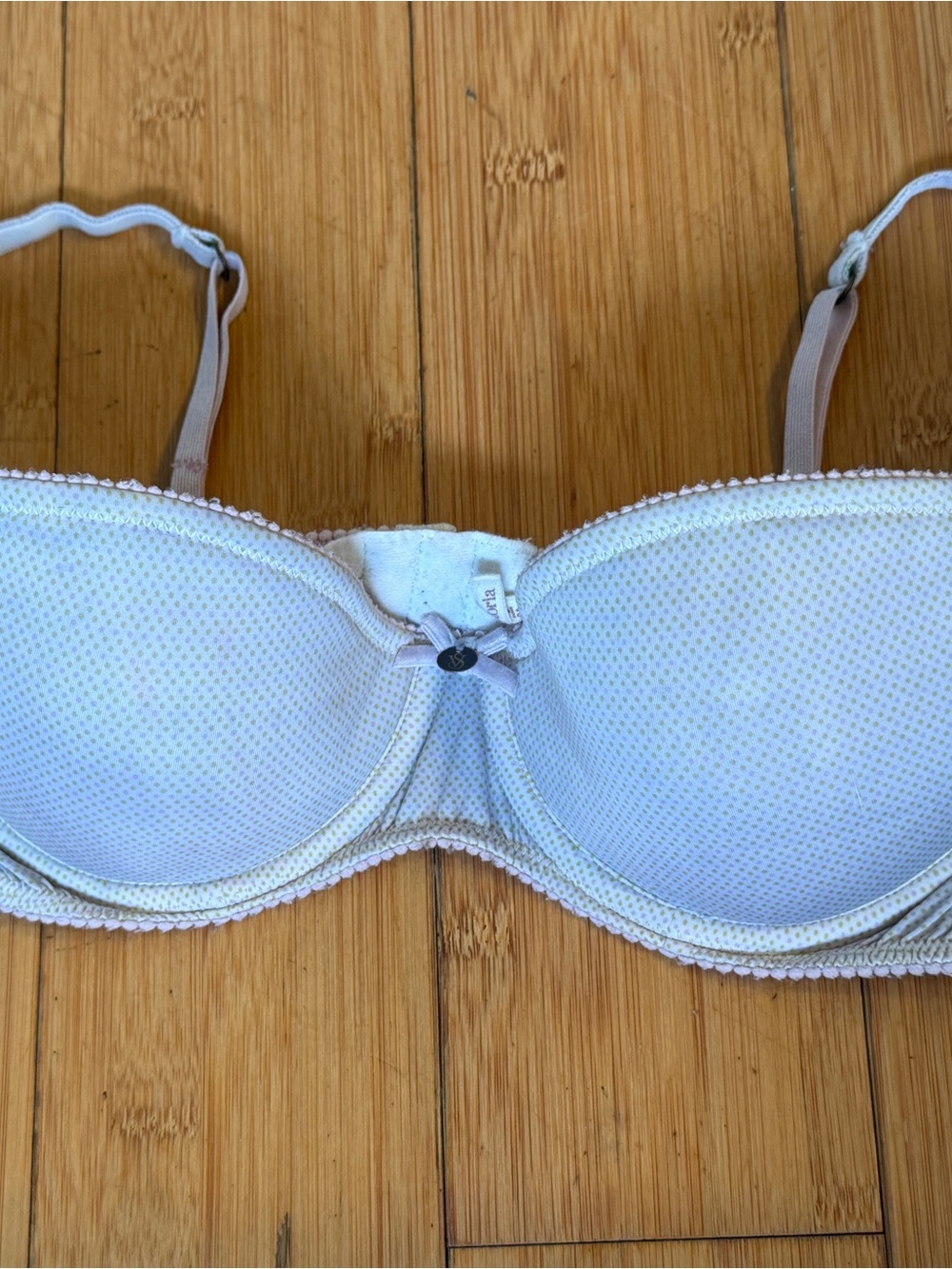 Vintage Y2K Victoria's Secret Balconet Bra Polka Dot